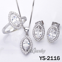 925 Silver Jewelry with Cubic Zirconia for Women (YS-2116)